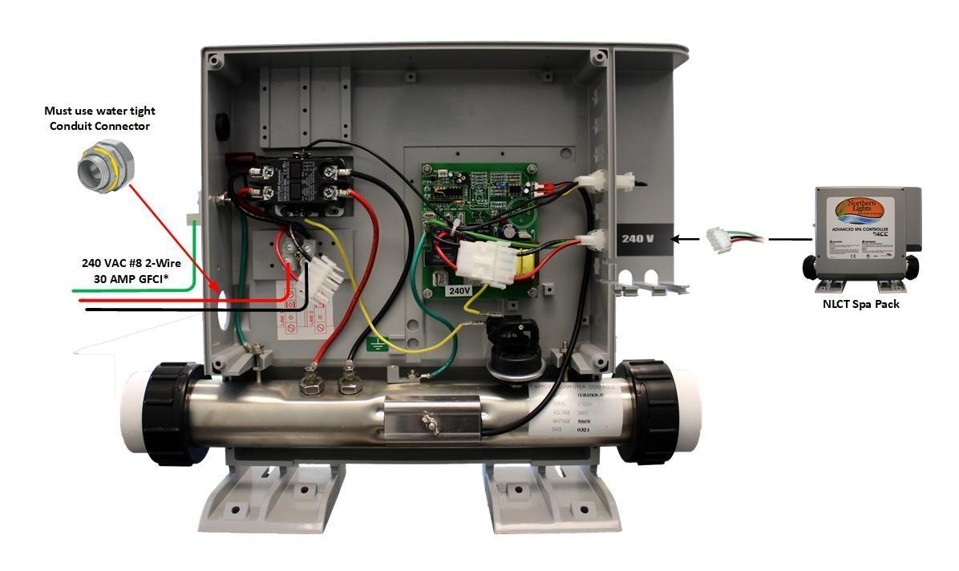 ACC AUX Hot Tub Heater Internals